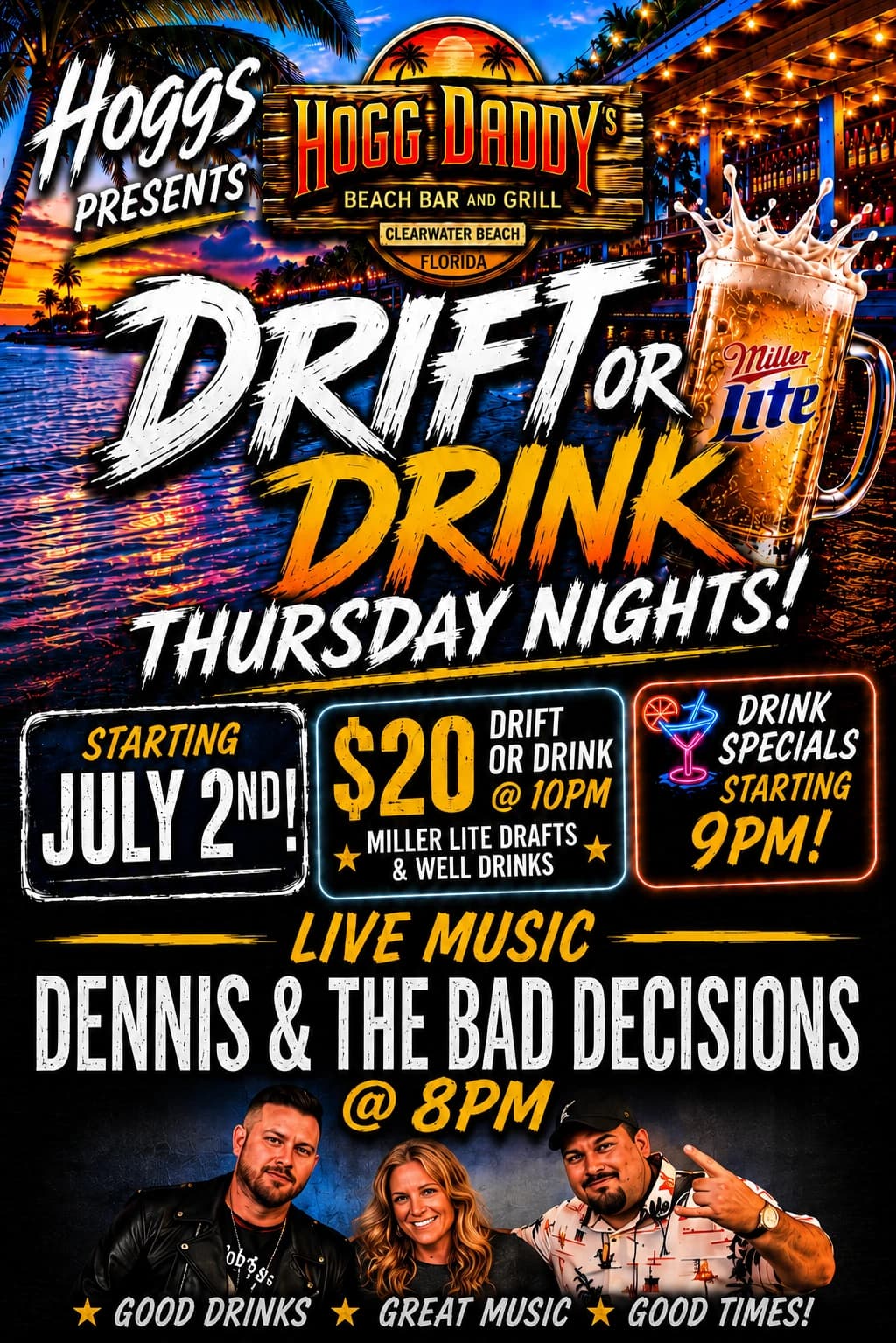 Drift or Drink Thursdays
